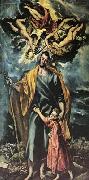 GRECO, El St Joseph and the Christ Child china oil painting artist